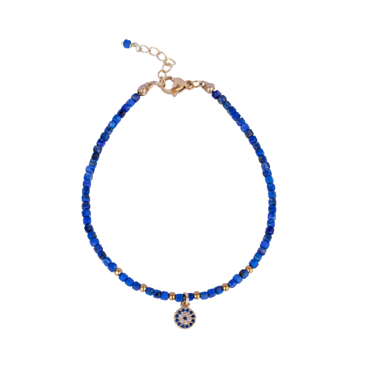 Pulserade Lapislázuli dorada con Ojo Turco ANAIA Jewels