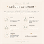  Guía de cuidados para joyas ANAIA Jewels
