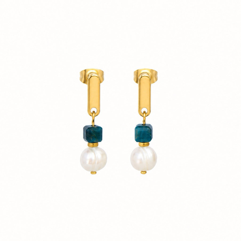 NOA Earrings on white background