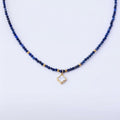 Lapislazuli Trebol white studio background